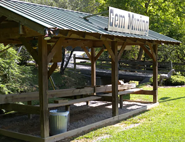 our gem mining flume